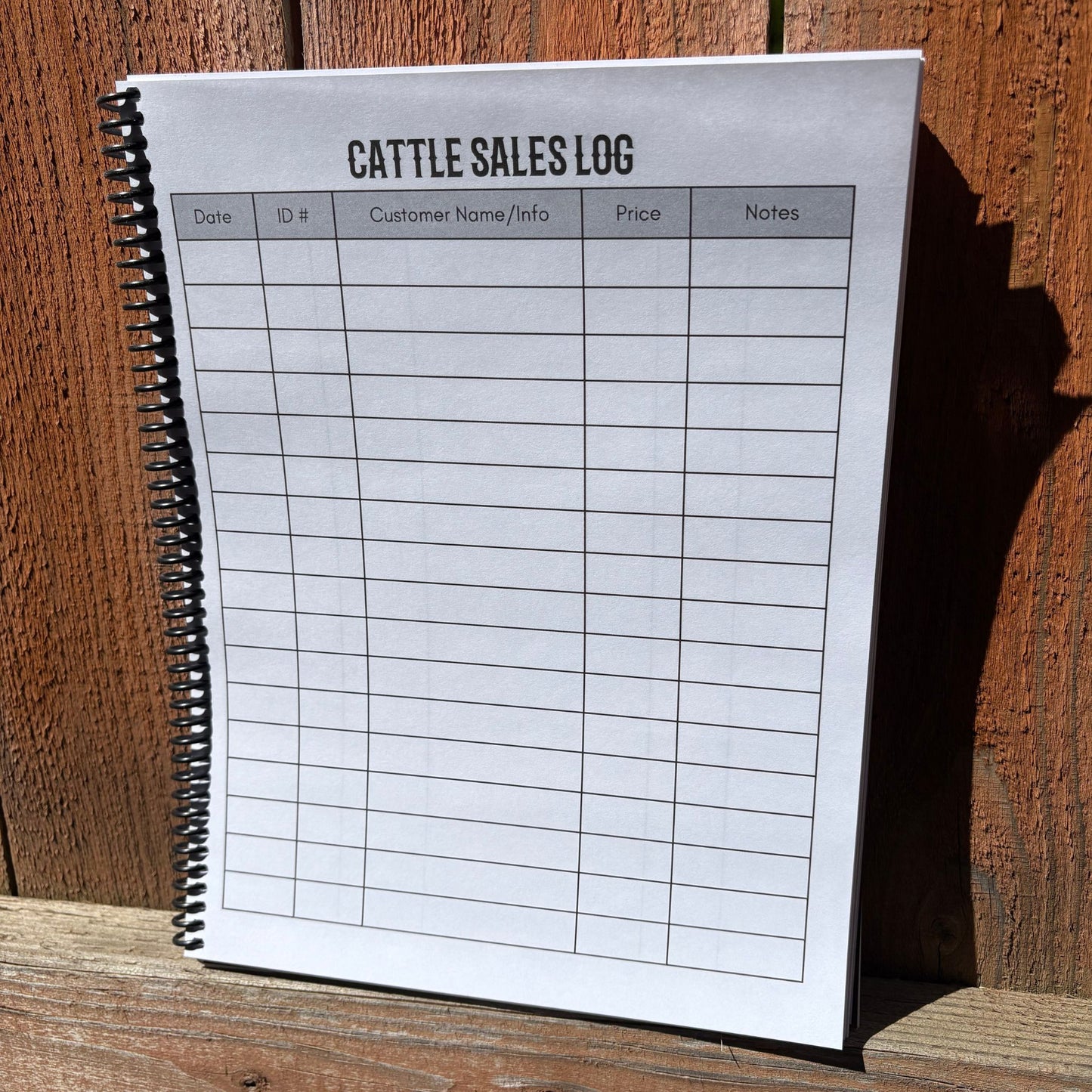 Cow Calf Records Book