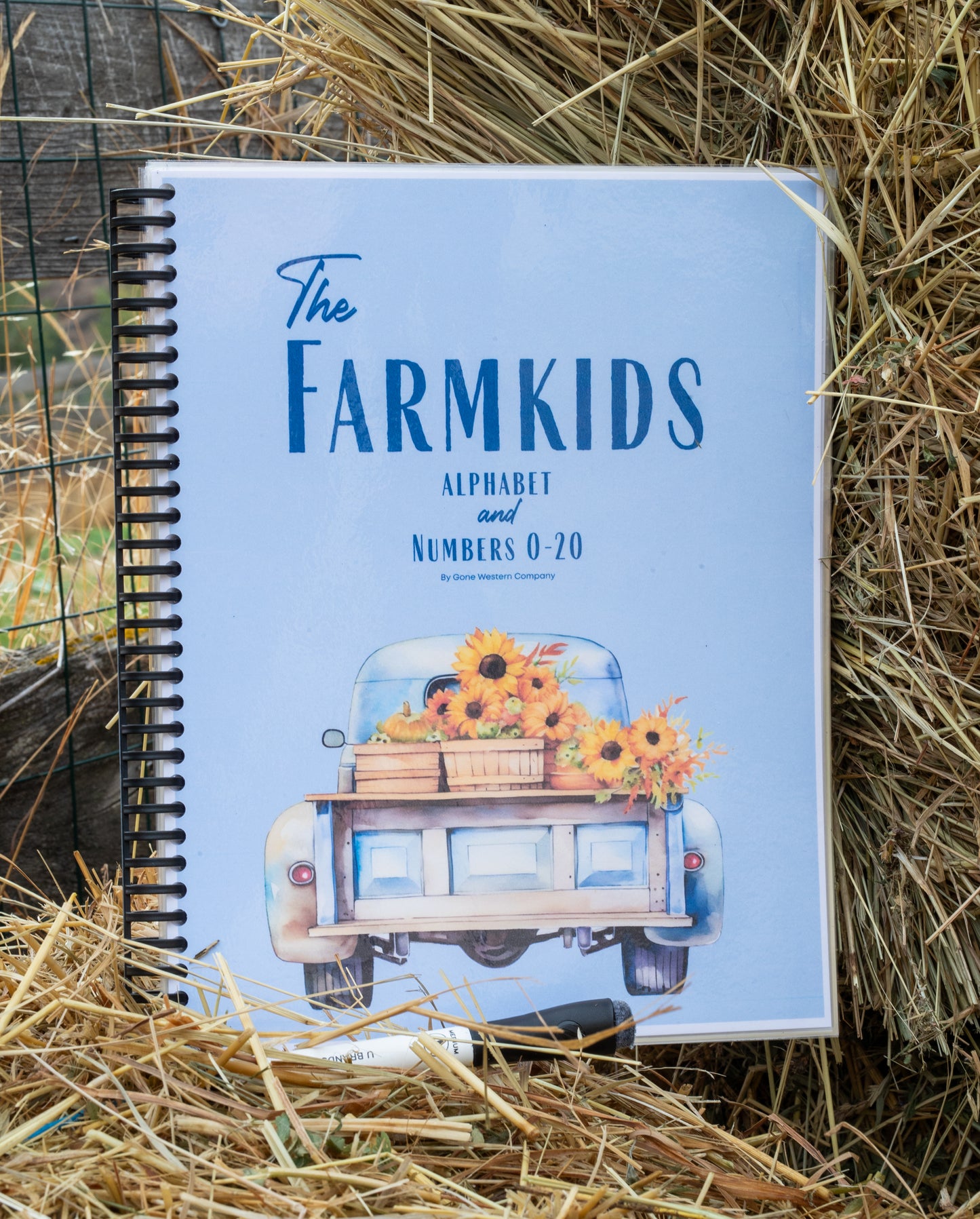 The Farmkids Alphabet and Numbers 0-20 - Dry Erase Workbook