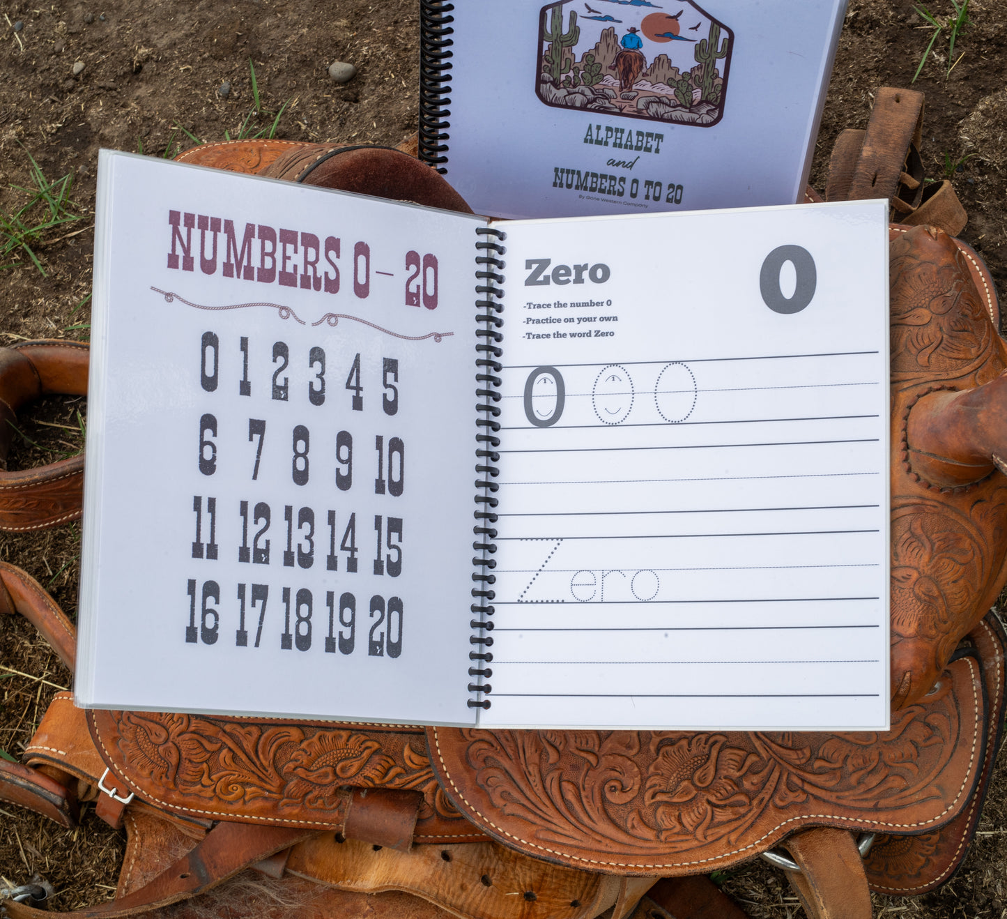 The Cowkids Alphabet and Numbers 0-20 - Dry Erase Workbook