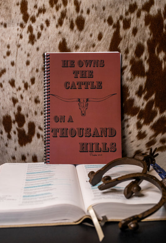 Bible Study Journal - He Owns The Cattle