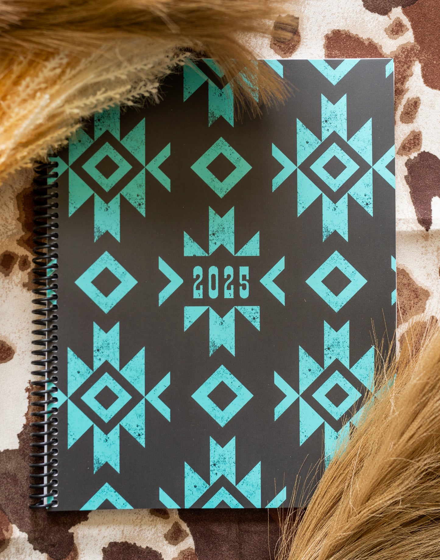 2025 Planner - Turquoise Aztec