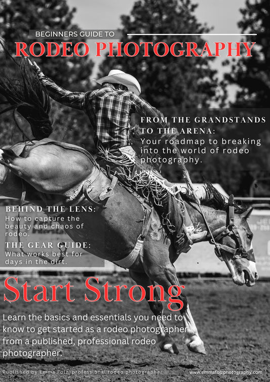 Beginners Guide to Rodeo Photography - E-book