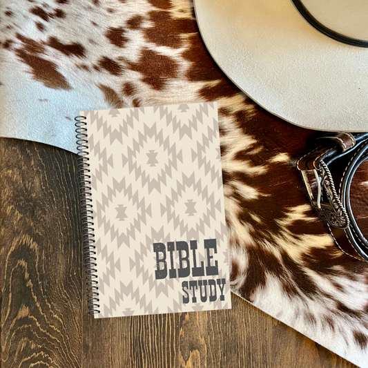 Bible Study Journal - Tan Aztec