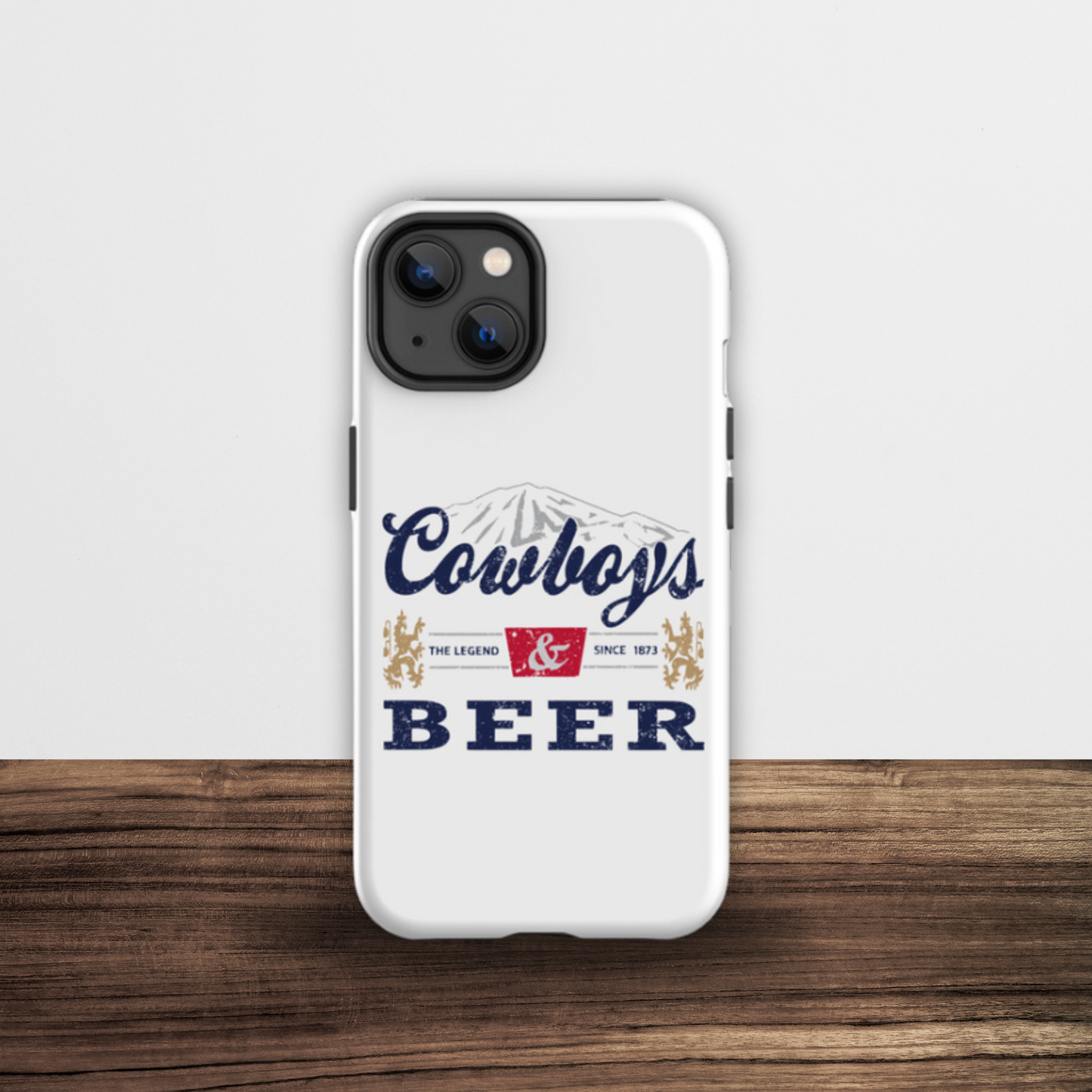 Cowboys and Beer Tough iPhone Case