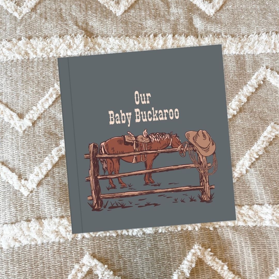 Baby Buckaroo Cowboy Baby Memory Book