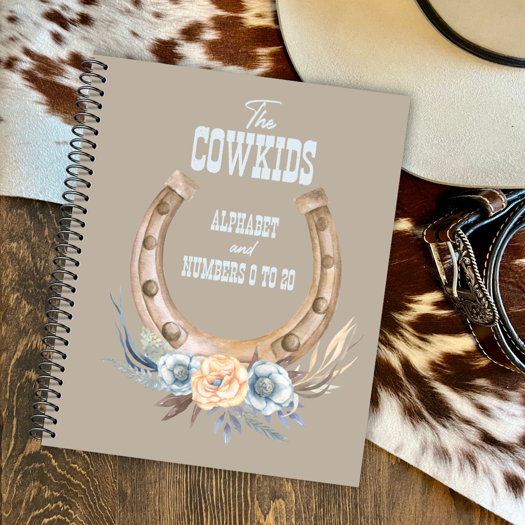 The Cowkid Workbook - Floral Horseshoes