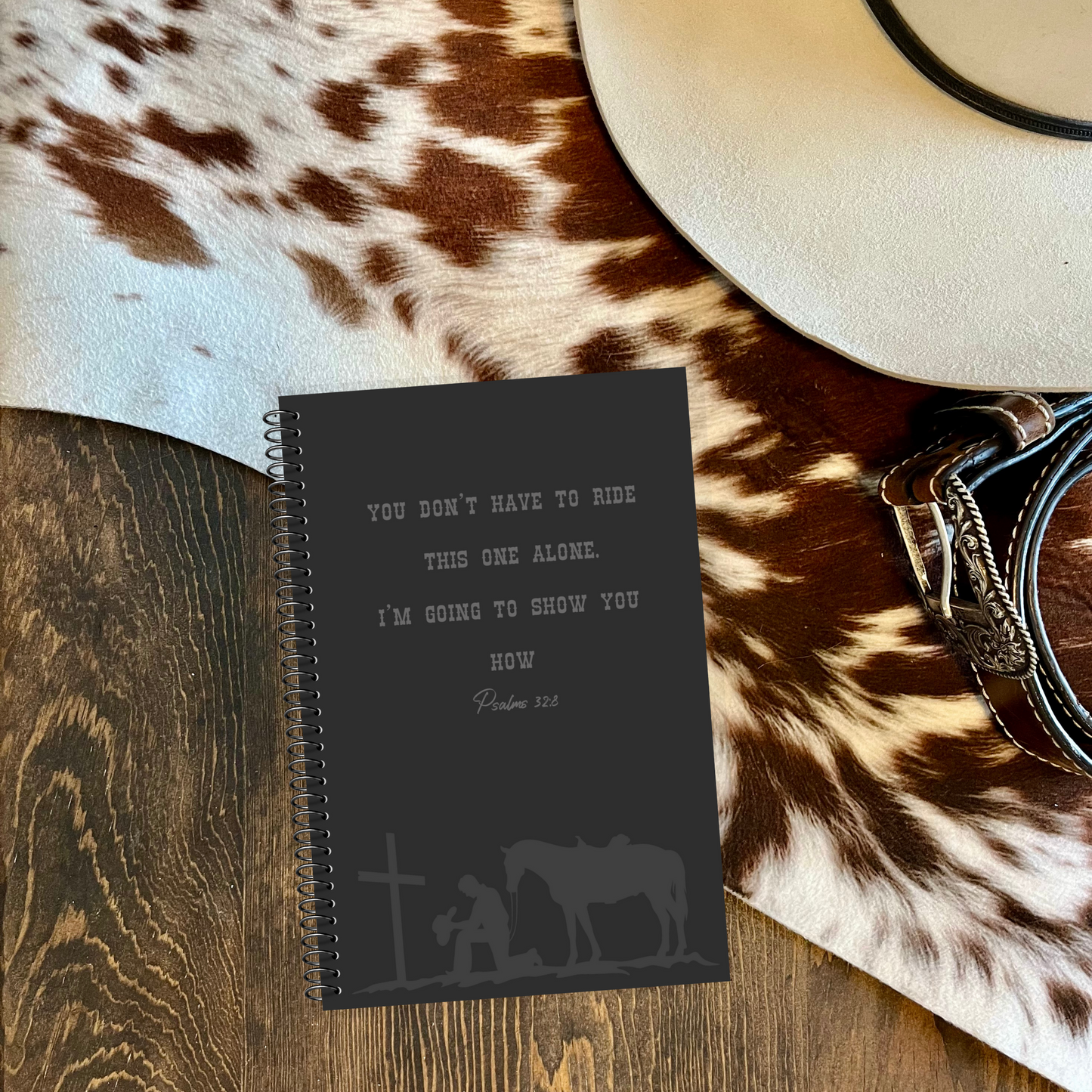 Bible Study Journal - Praying Cowboy