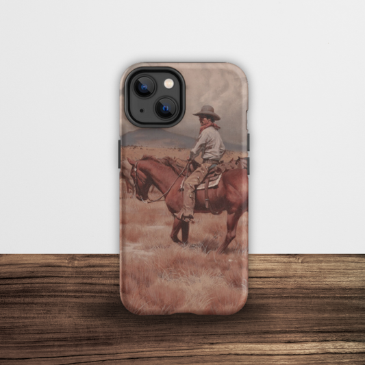 Rustic Cowboy Tough iPhone Case