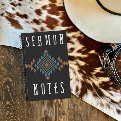 Sermon Notes - Rust and Turquoise