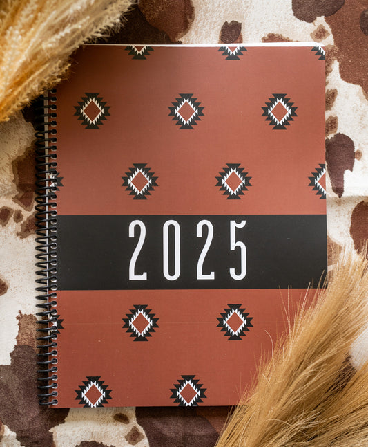 2025 Planner - Rustic Aztec