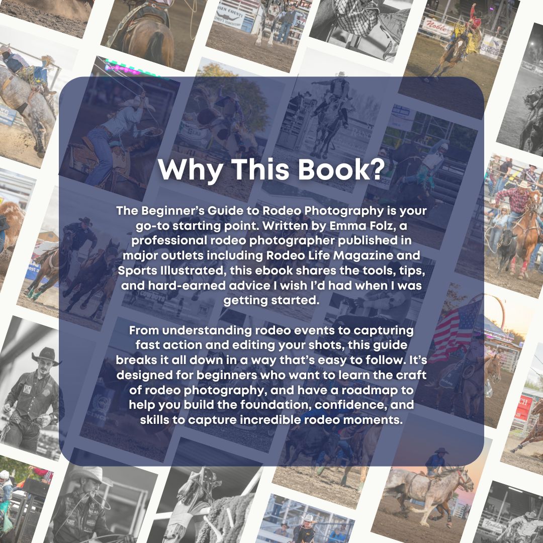 Beginners Guide to Rodeo Photography - E-book