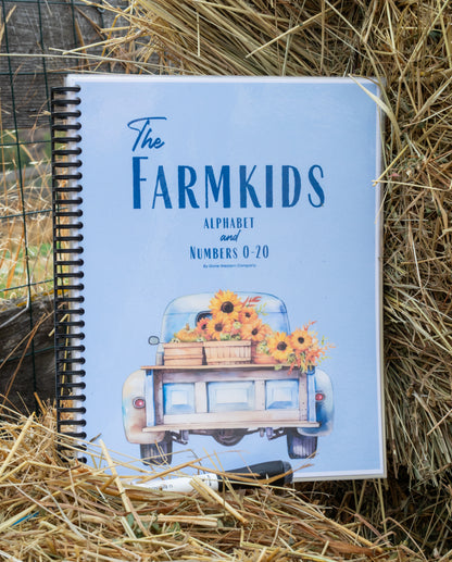 The Farmkids Alphabet and Numbers 0-20 - Dry Erase Workbook