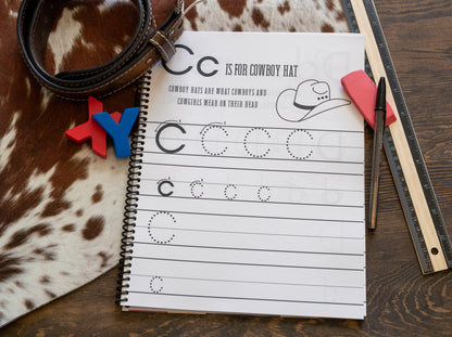 The Cowkid Workbook - Floral Horseshoes