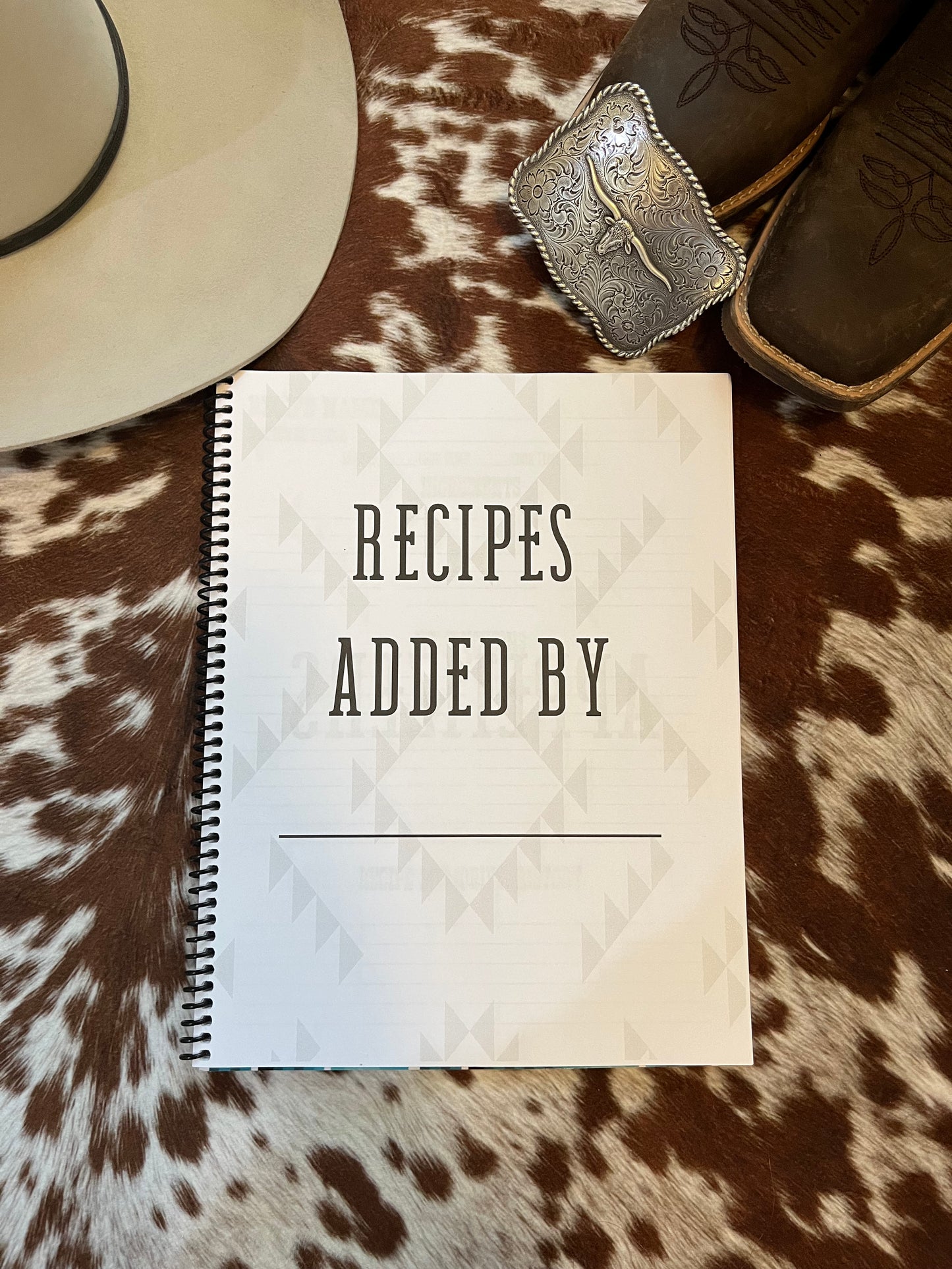 Recipe Book - Turquoise Serape