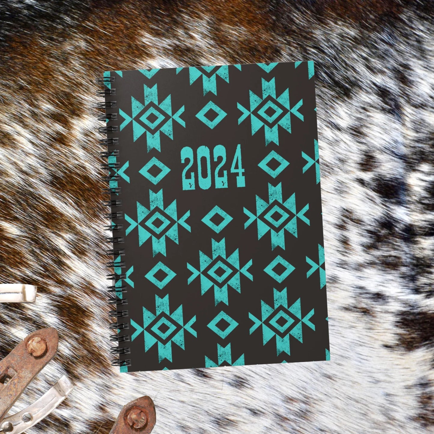 2024 Western Turquoise Daily Planner