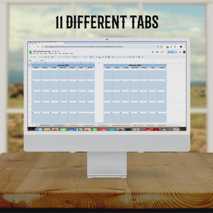 2025 Cattle Records Spreadsheet